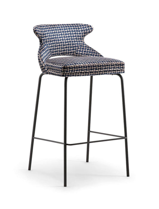 Wings 076 SGL High Stool-Contract Furniture Store for hospitality, leisure & commercial projects