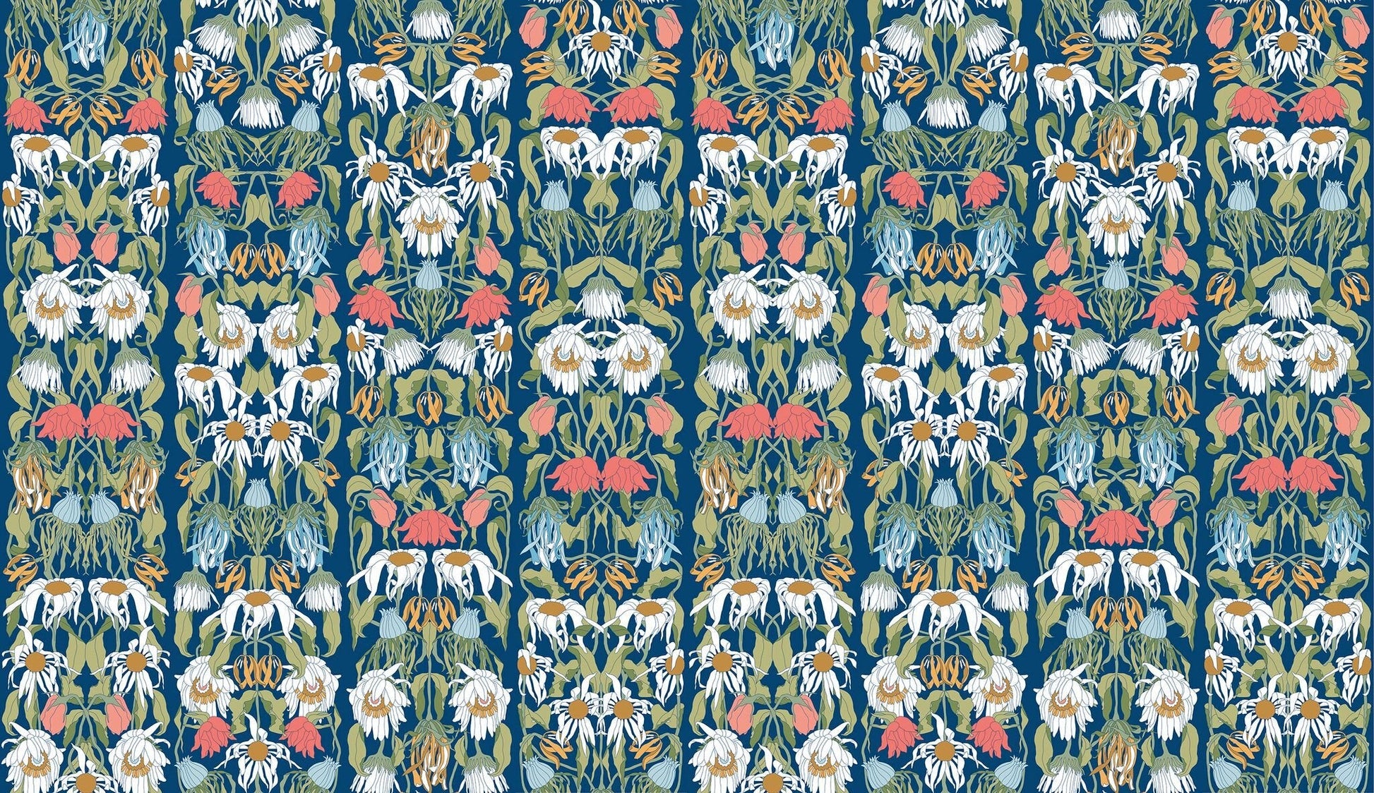Withered Flowers Colour Wallpaper