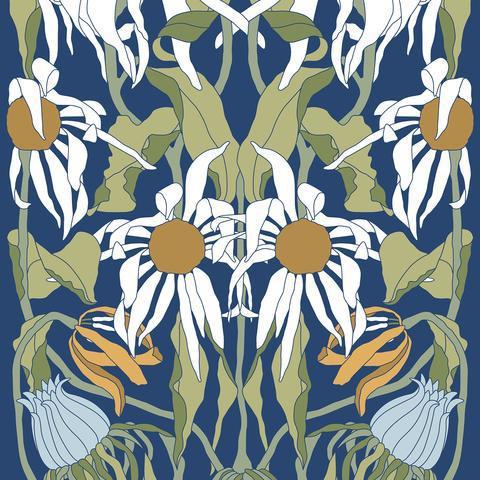 Withered Flowers Colour Wallpaper