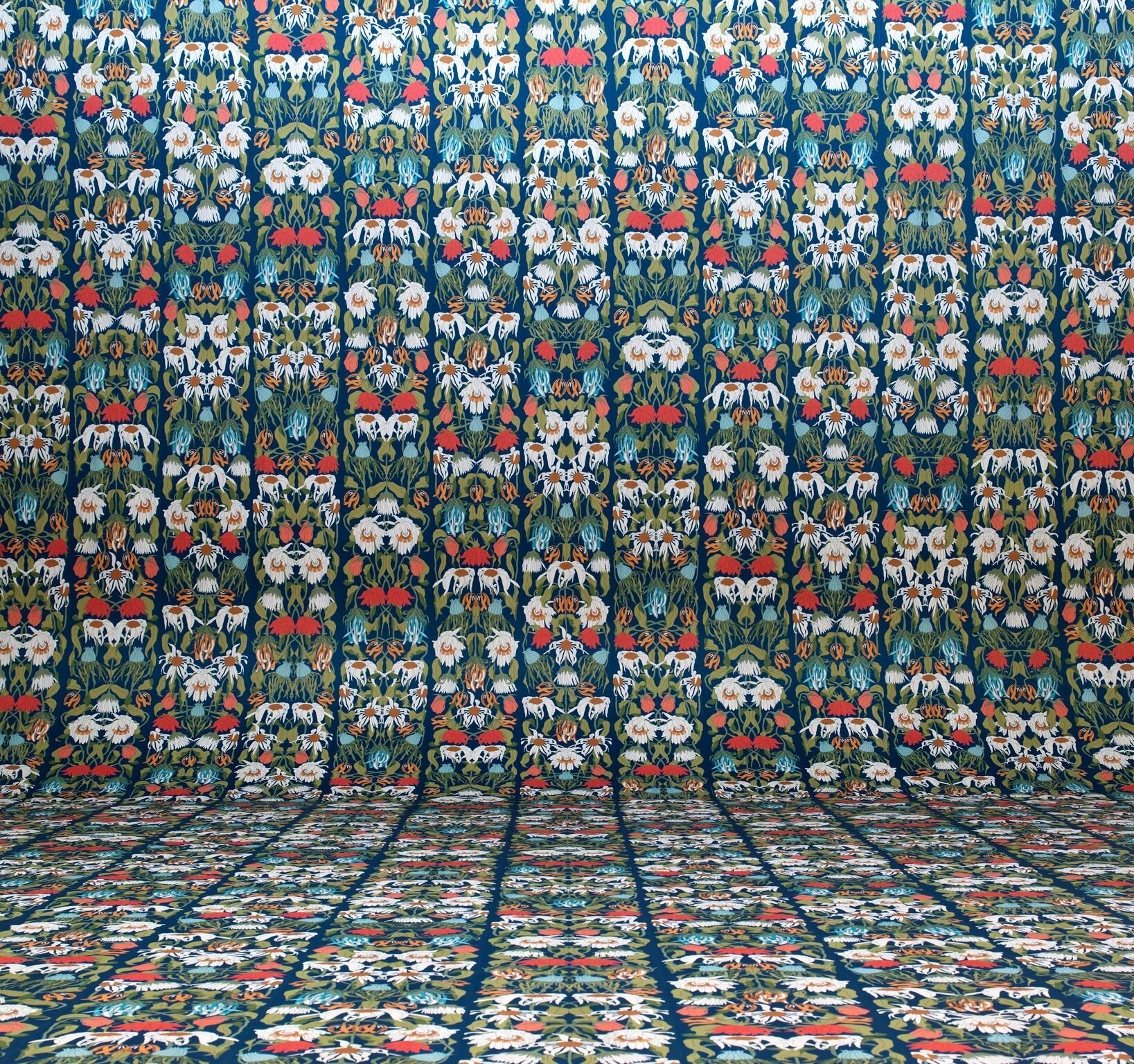 Withered Flowers Colour Wallpaper