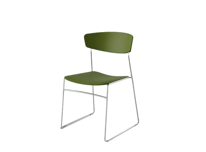 Wolfgang 50X Sled WMX150 Side Chair-Contract Furniture Store for hospitality, leisure & commercial projects