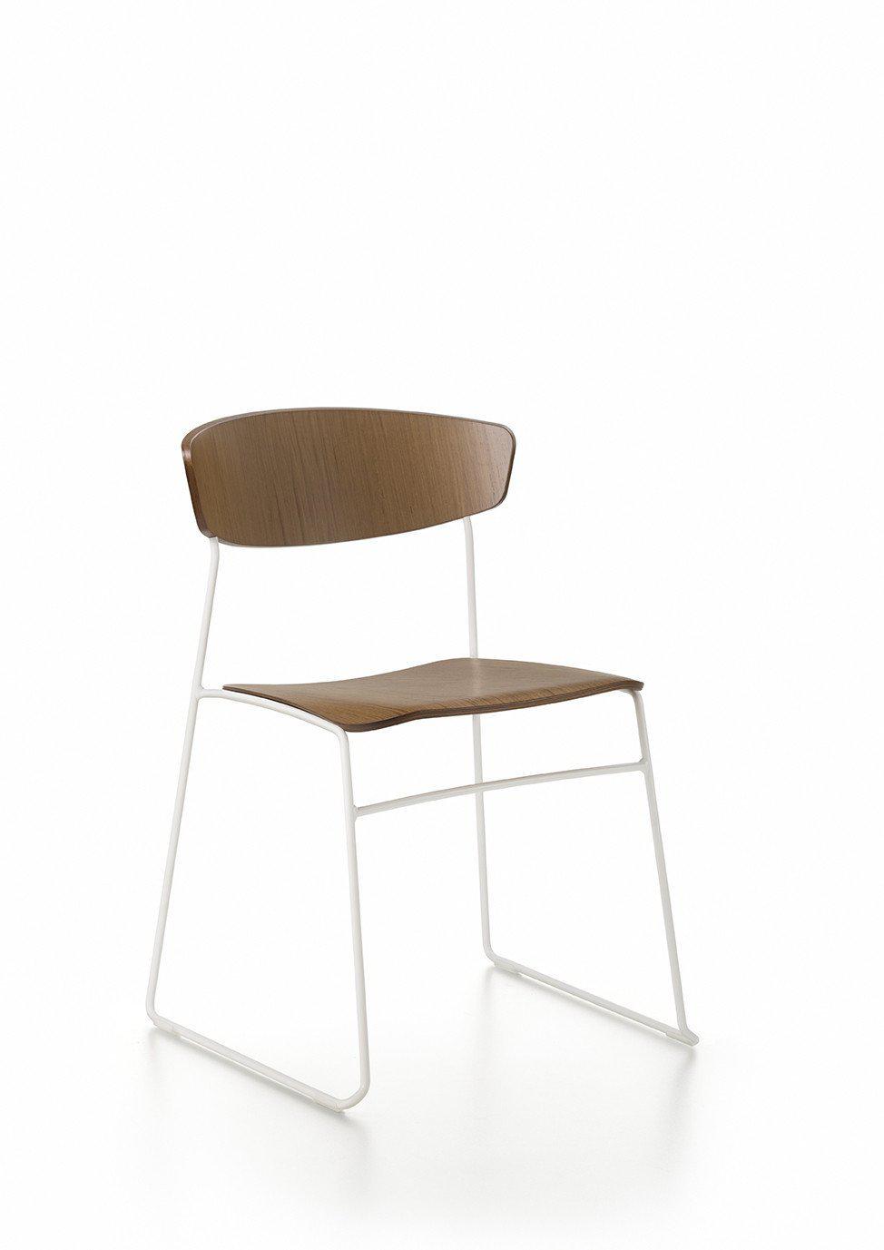 Wolfgang Side Chair c/w Sled Legs-Fornasarig-Contract Furniture Store