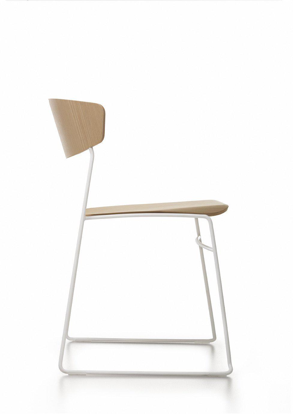 Wolfgang Side Chair c/w Sled Legs-Fornasarig-Contract Furniture Store