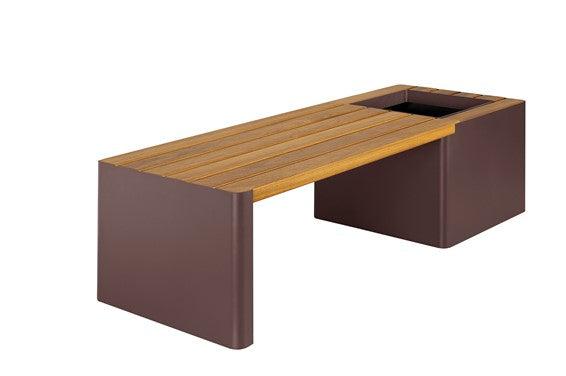 Woodgreen Hydroplanter Bench-Hobby Flower-Contract Furniture Store