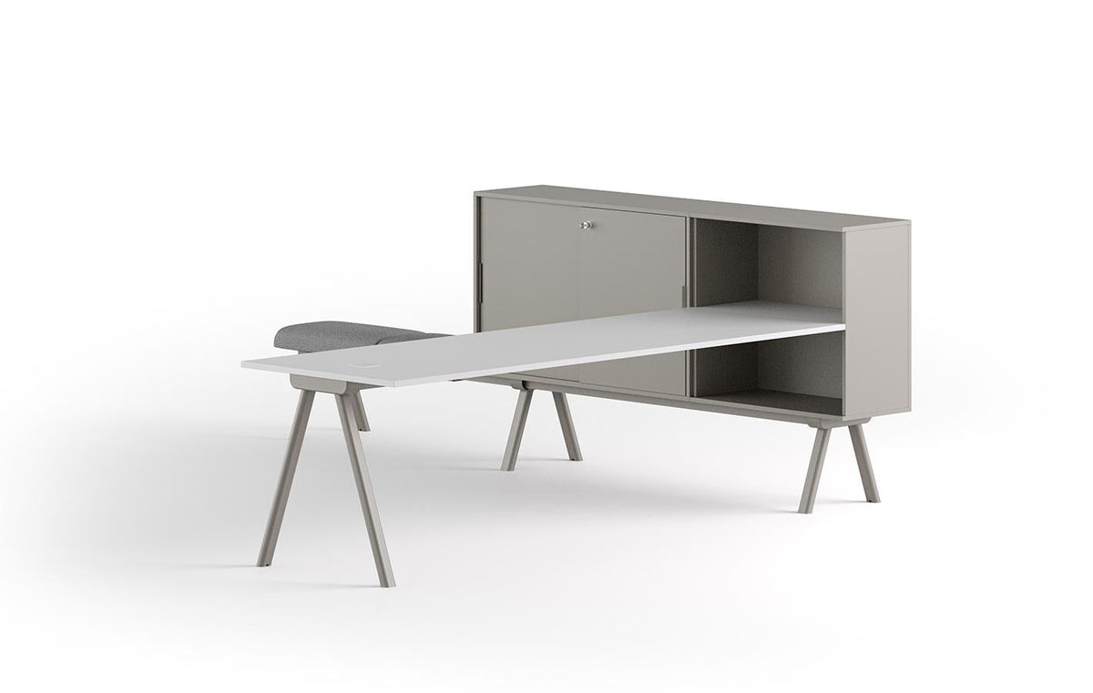 Workstation 2027 with Bench-Gaber-Contract Furniture Store
