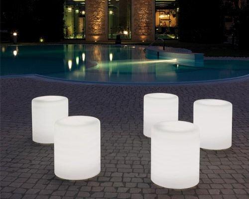 Wow Luminous External 485E Low Stool-Contract Furniture Store for hospitality, leisure & commercial projects