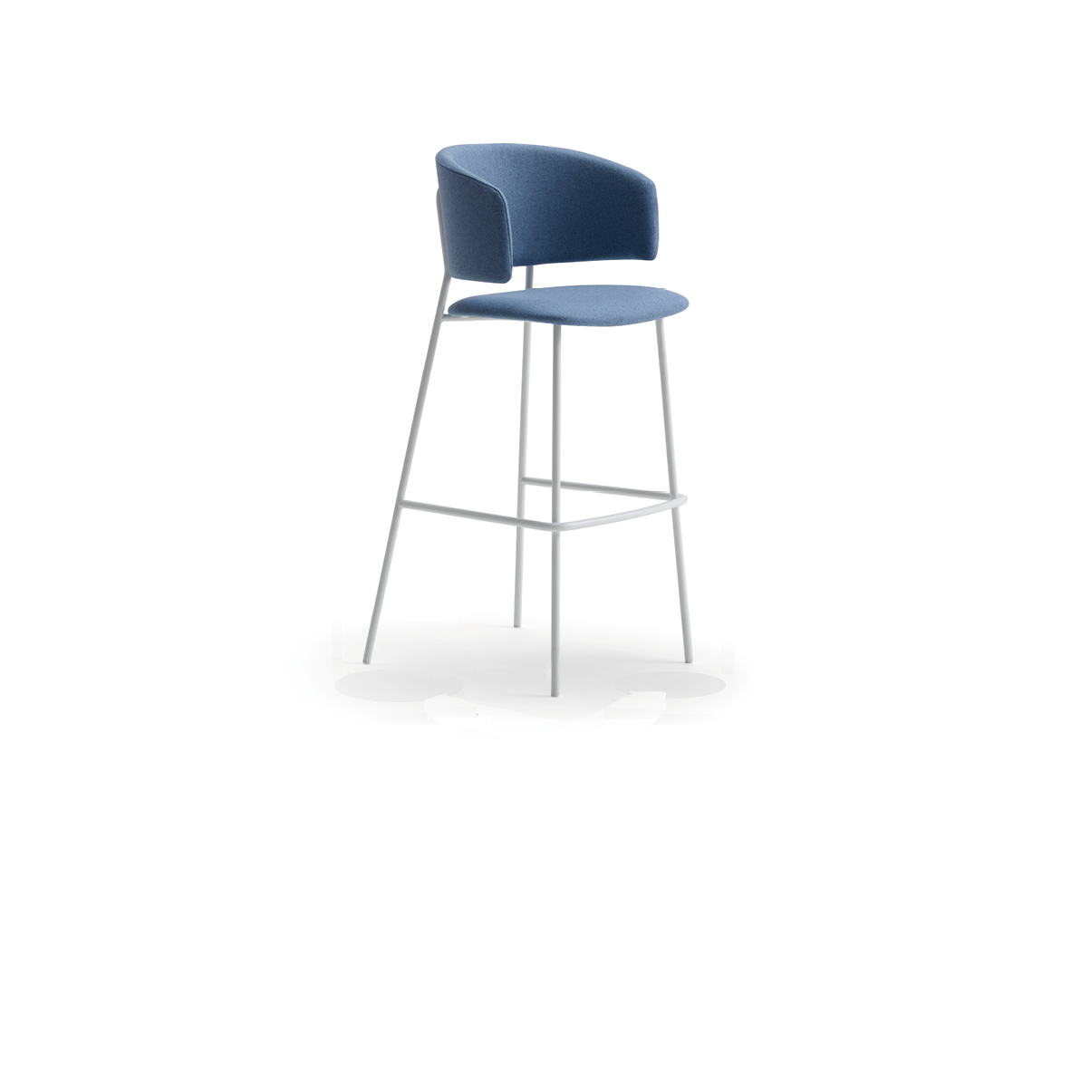 Wrap Steel 6C72 High Stool-Copiosa-Contract Furniture Store