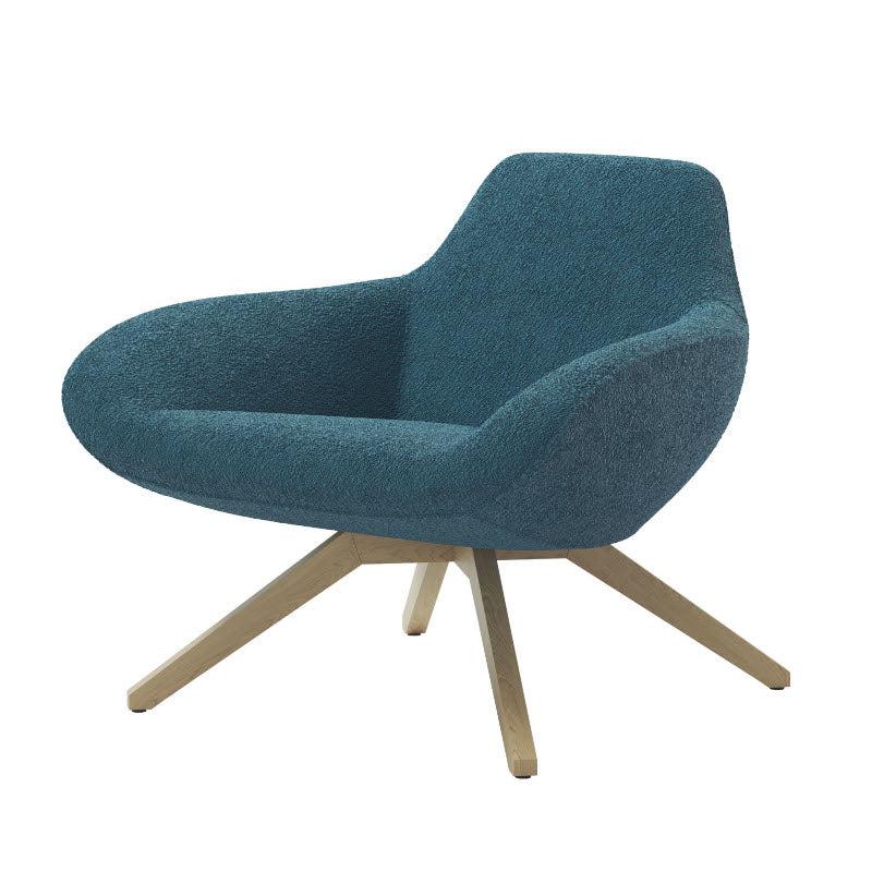 X Big Wood Lounge Chair-Alma Design-Contract Furniture Store