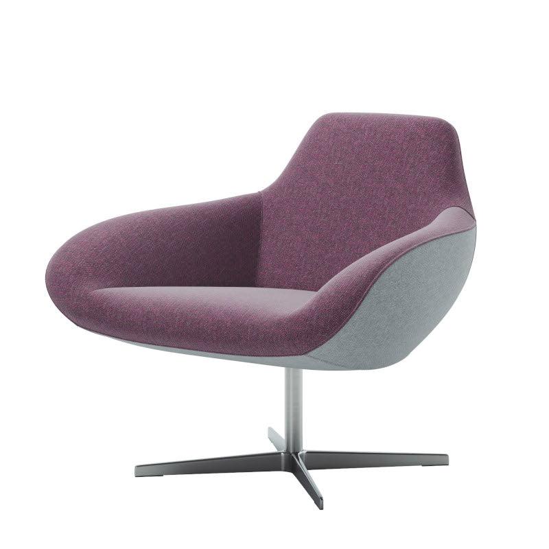 X Big 4 Stars Lounge Chair-Alma Design-Contract Furniture Store
