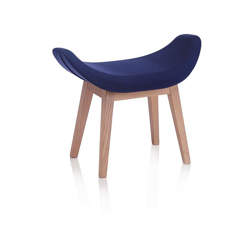 X-Big Foot Wood Low Stool-Alma Design-Contract Furniture Store