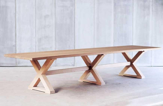 X-Frame Dining Table