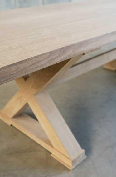 X-Frame Dining Table