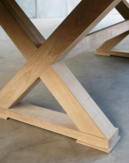 X-Frame Dining Table