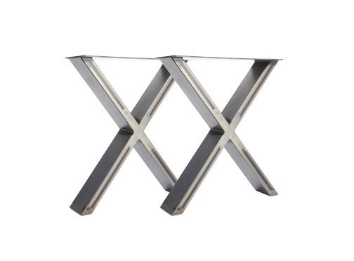 X-Frame Industrial Leg Bench Ends
