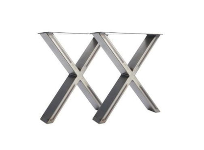 X-Frame Industrial Leg Bench Ends
