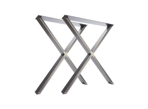 X-Frame Industrial Leg Dining Base
