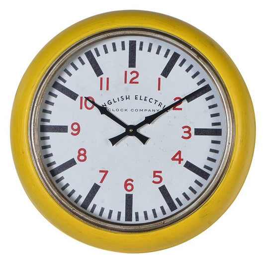 Yellow EE Wall Clock