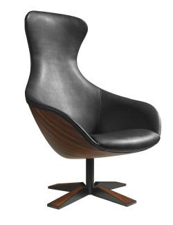 York Wood Lounge Chair
