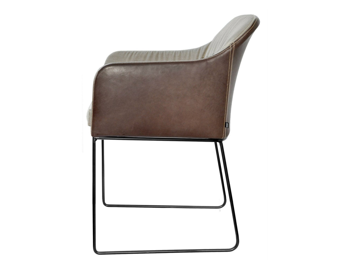 Youma Armchair c/w Sled Legs-KFF-Contract Furniture Store