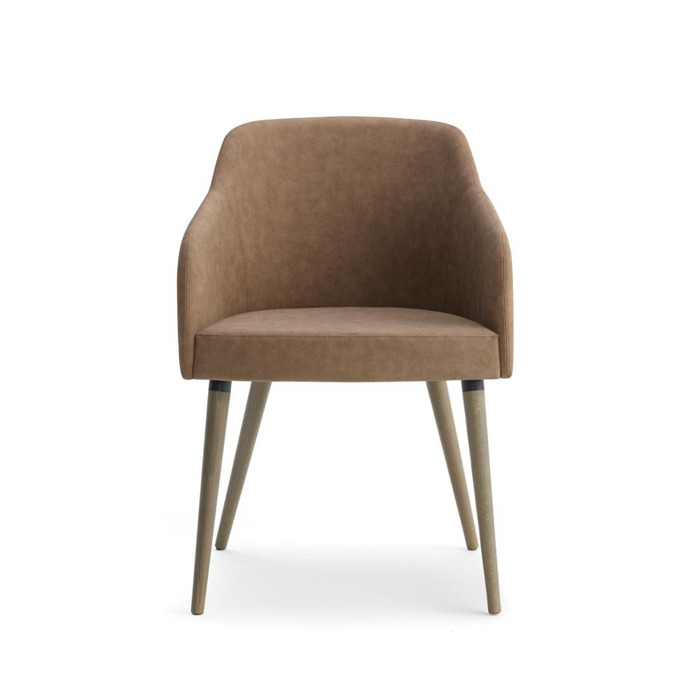 Yvonne B Wood Armchair-Laco-Contract Furniture Store