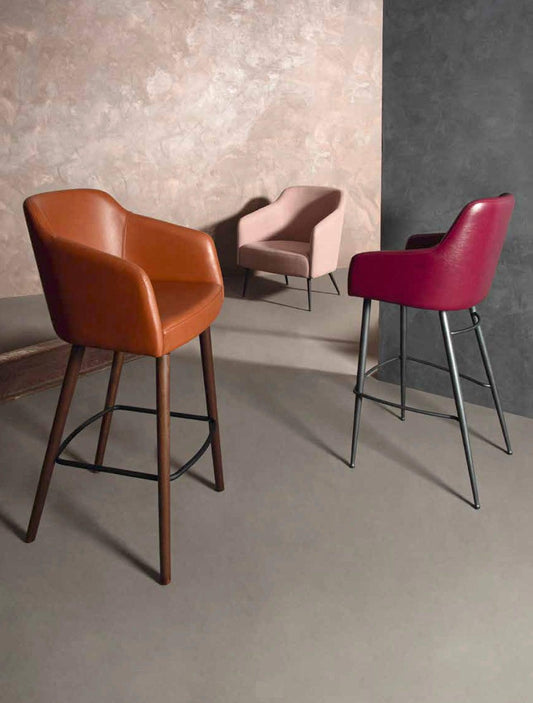 Yvonne BL 4 High Stool-Contract Furniture Store for hospitality, leisure & commercial projects