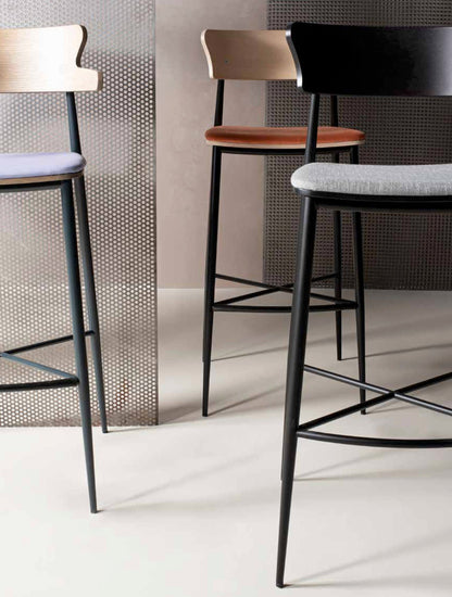 Zaira High Stool-Contract Furniture Store for hospitality, leisure & commercial projects