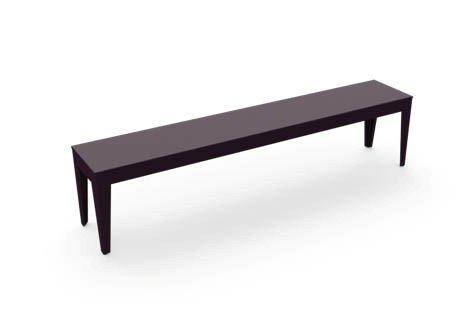 Zef Bench-Matière Grise-Contract Furniture Store