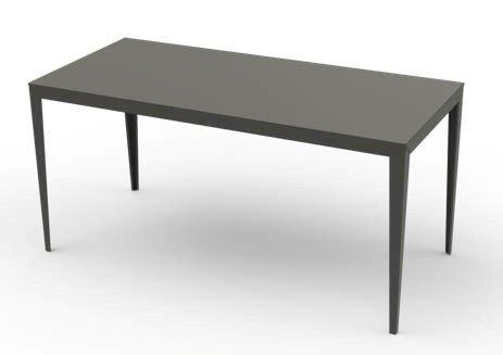 Zef Rectangular Poseur Table-Matière Grise-Contract Furniture Store
