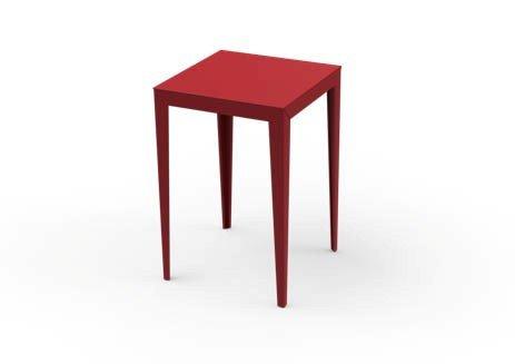 Zef Square Poseur Table-Matière Grise-Contract Furniture Store