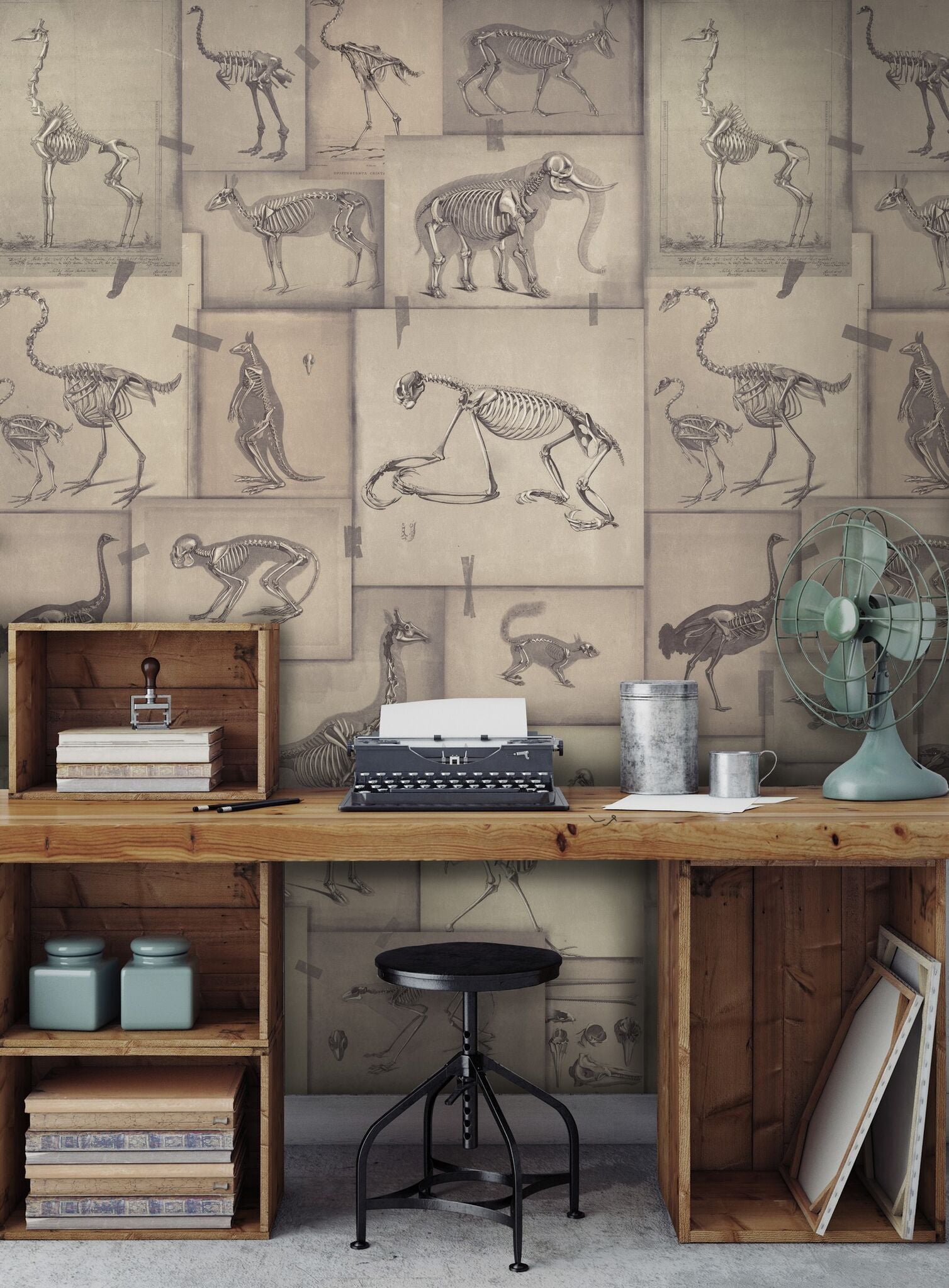 Zooarchaeology Wallpaper-Contract Furniture Store for hospitality, leisure & commercial projects